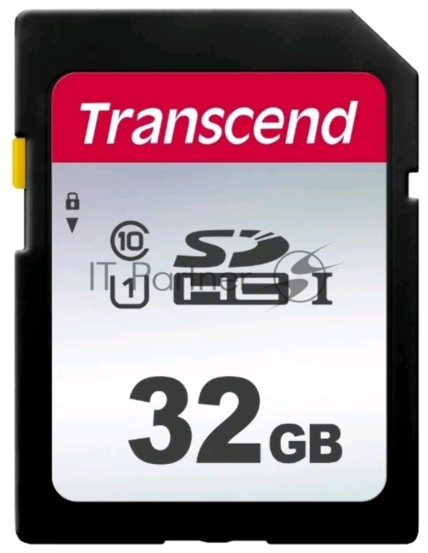 Карта памяти SecureDigital 32Gb Transcend TS32GSDC300S {SDHC Class 10, UHS-I}
