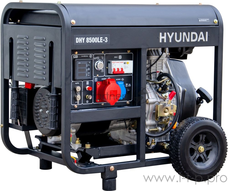 Генератор Hyundai DHY 8500LE-3 7.2кВт