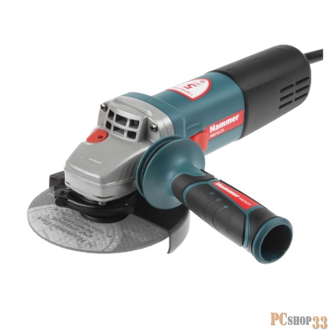 Углошлифовальная машина Hammer USM950B Premium 950Вт 11000об/мин рез.шпин.:M14 d=125мм