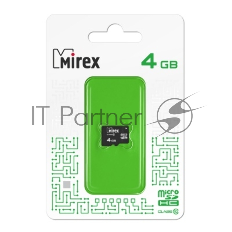 Карта памяти microSDHC MIREX 4GB (class 10)