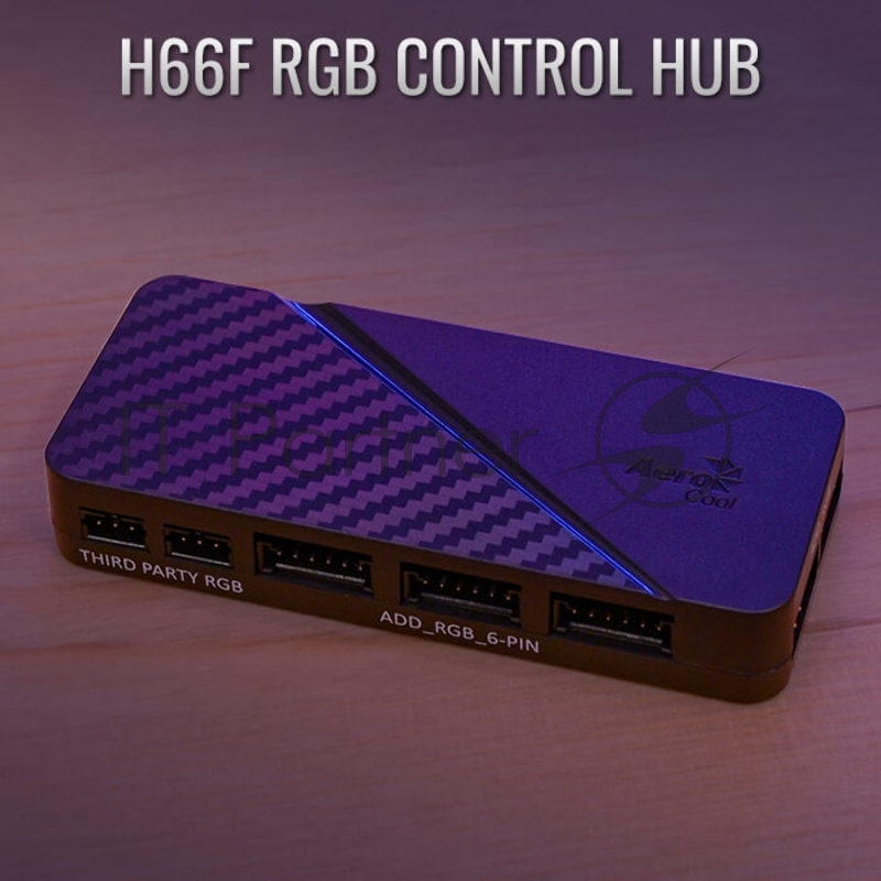 Вентилятор Aerocool Duo 12 Pro (3x120мм, 19.7dB, 1000rpm, 6-pin, подсветка, контроллер, пульт д/у) RTL