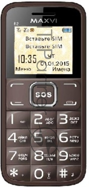 Мобильный телефон MAXVI B2 COFFEE(Стандарт GSM 900/1800 Mhz. Поддержка двух сим-карт (Dual SIM). Дисплей 1,77” . Камера 0,3 Mpx. Поддержка карты памяти MicroSD. Видеоплеер/Аудиоплеер/FM -радио/GPRS/WAP.)