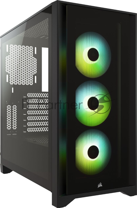 Корпус Corsair iCUE 4000X RGB CC-9011204-WW Tempered Glass Mid-Tower, Black