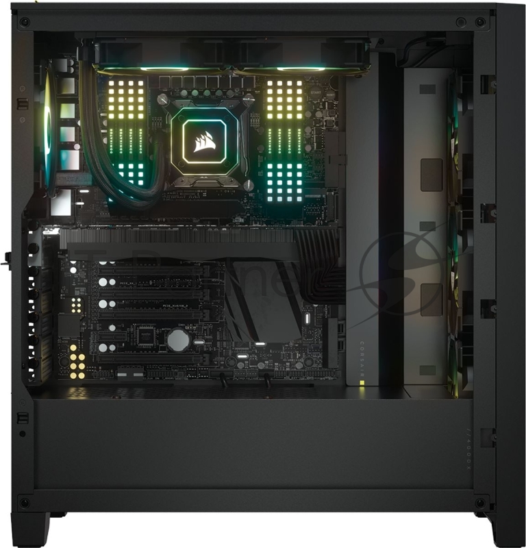 Корпус Corsair iCUE 4000X RGB CC-9011204-WW Tempered Glass Mid-Tower, Black