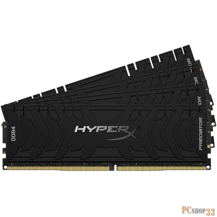Память оперативная Kingston 128GB 3200MHz DDR4 CL16 DIMM (Kit of 4) XMP HyperX Predator