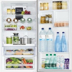 Холодильник HITACHI R-BG410 PU6X GBE бежвое стекло