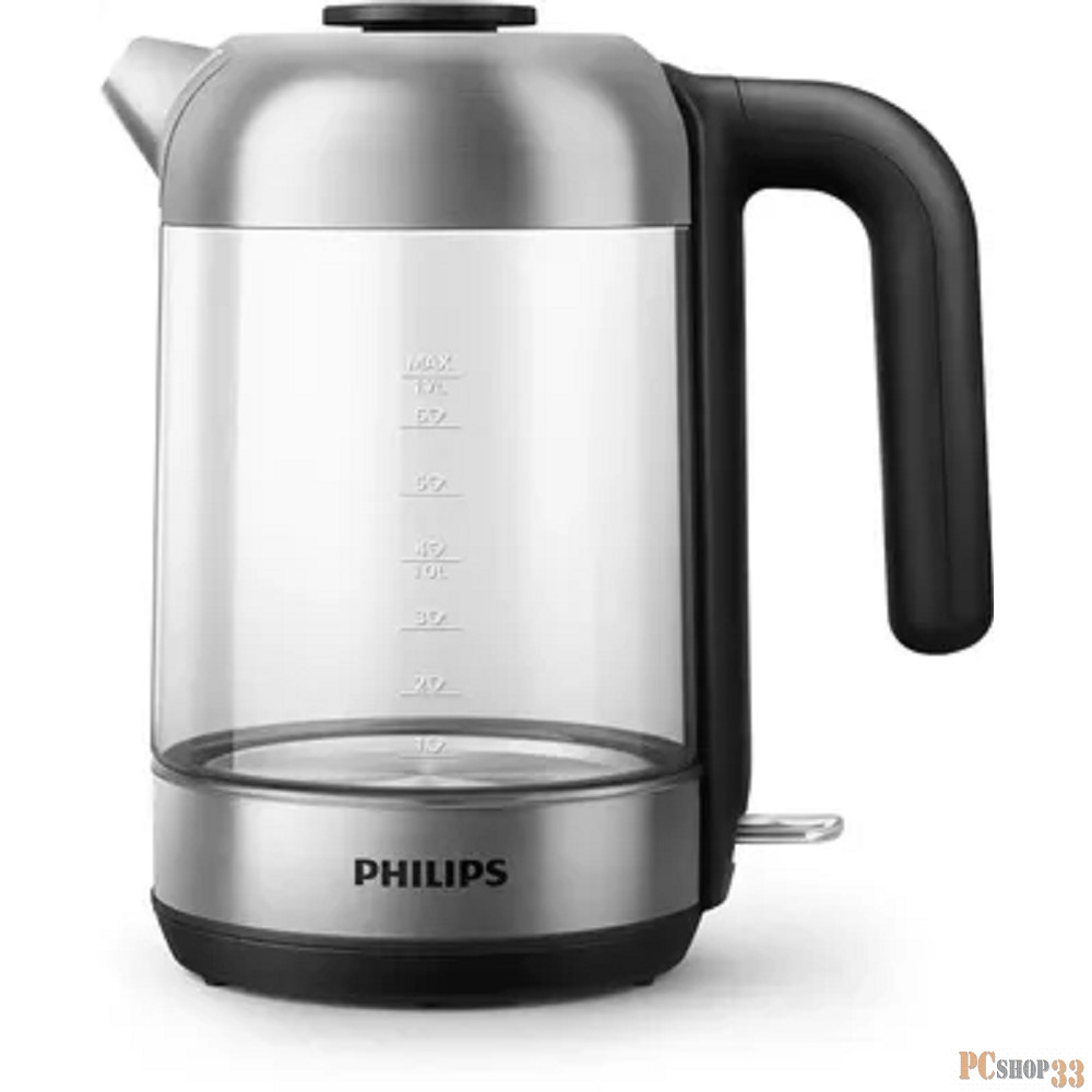 Чайник электрический Philips HD9339/80 1.7л. 2200Вт прозрачный (корпус: стекло)