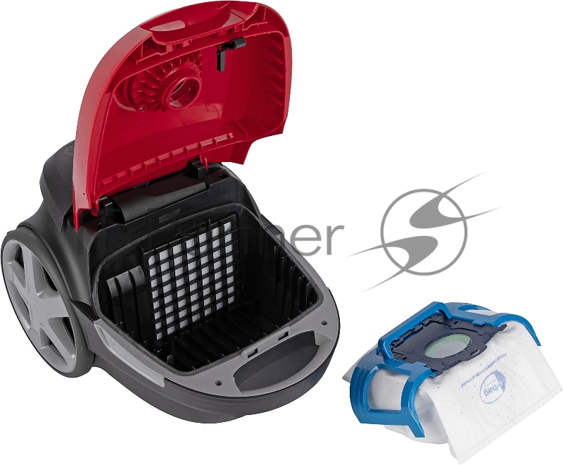 Пылесос Philips XD3000/01 2000Вт красный/черный