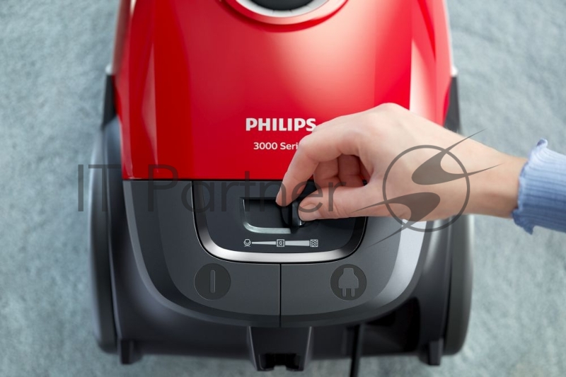 Пылесос Philips XD3000/01 2000Вт красный/черный