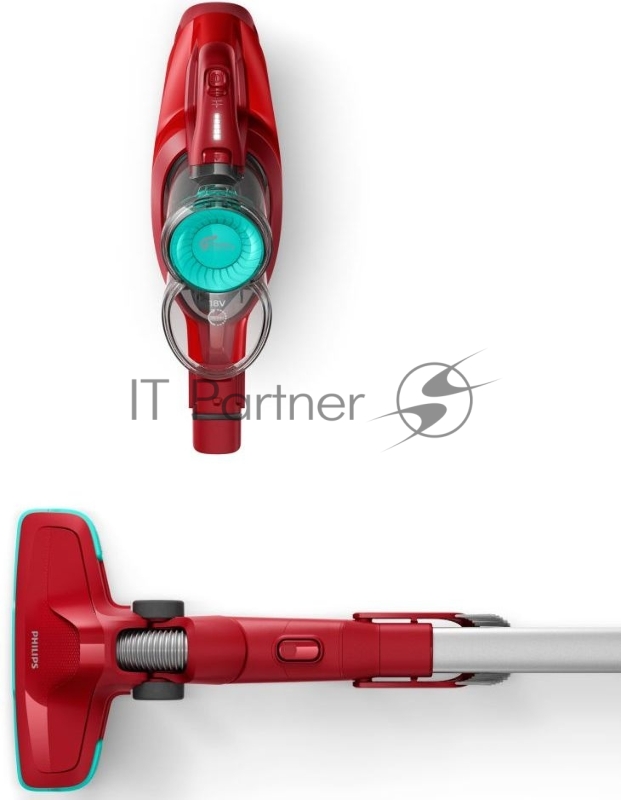 Пылесос ручной Philips FC6721/01 красный/серебристый