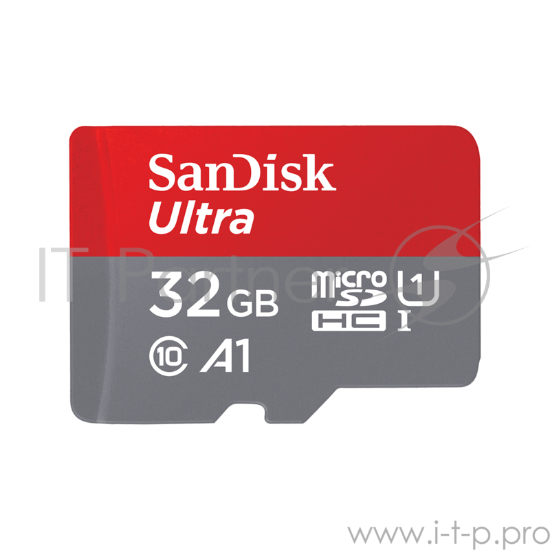 Флеш карта microSD 32GB SanDisk microSDHC Class 10 Ultra (SD адаптер) UHS-I 100MB/s