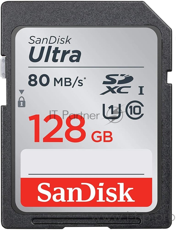 Флеш карта SD 128GB SanDisk SDXC Class 10 UHS-I Ultra 120MB/s