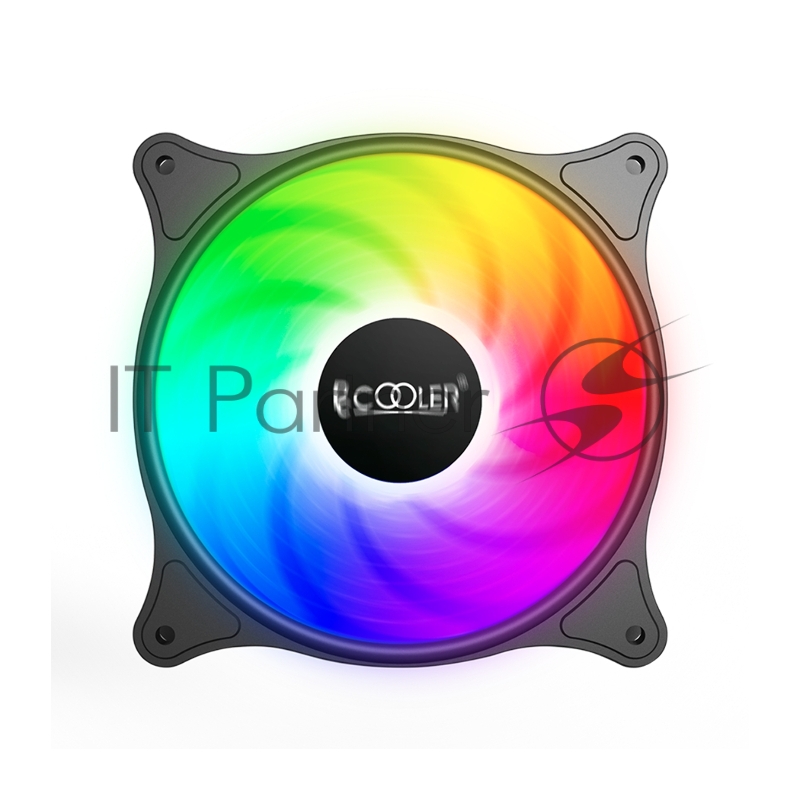 Вентилятор PCCooler FX-120-3 FIXED COLOR FAN 120x120x25мм (3pin+Molex, 80шт./кор, пит. от мат.платы и БП, 1320 об/мин) Retail