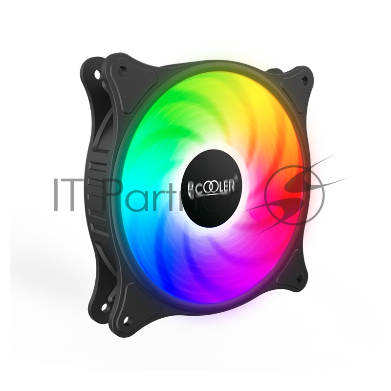 Вентилятор PCCooler FX-120-3 FIXED COLOR FAN 120x120x25мм (3pin+Molex, 80шт./кор, пит. от мат.платы и БП, 1320 об/мин) Retail