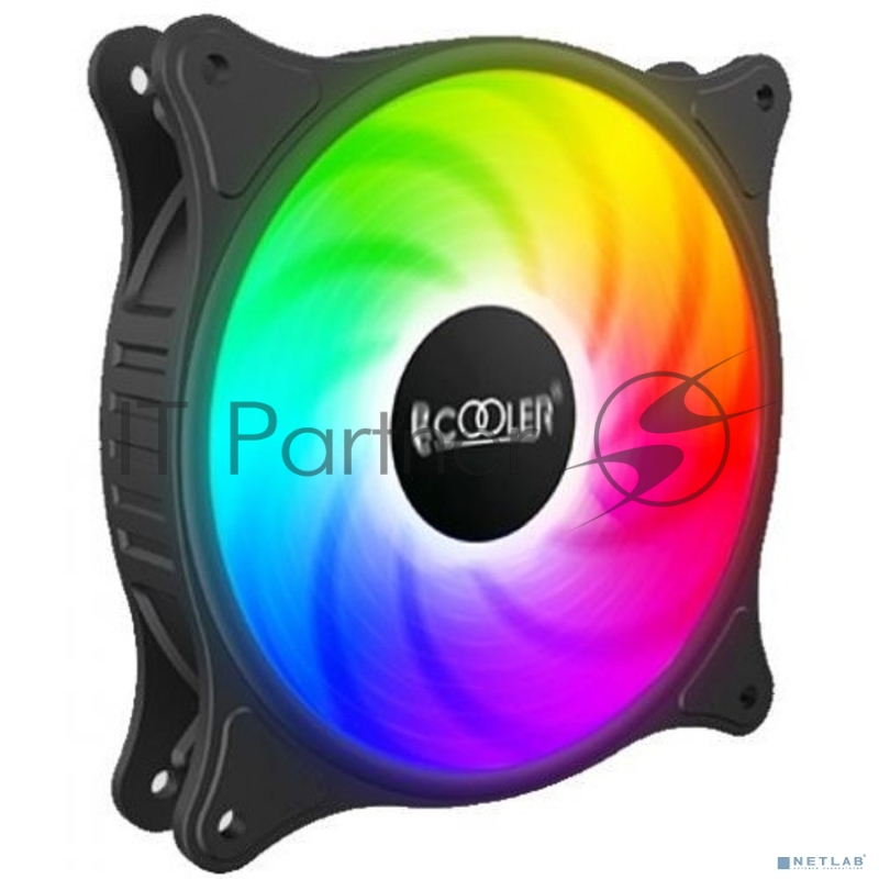 Вентилятор PCCooler FX-120-3 FIXED COLOR FAN 120x120x25мм (3pin+Molex, 80шт./кор, пит. от мат.платы и БП, 1320 об/мин) Retail