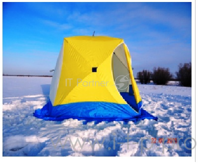 Палатка рыбака КУБ-2 трехслойная (Стэк)