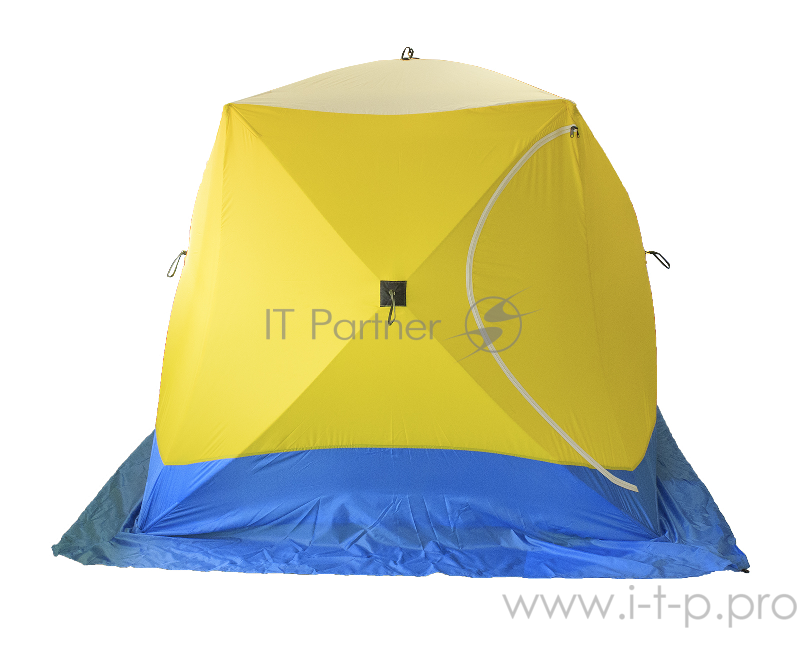 Палатка рыбака КУБ 3 трехслойная LONG дышащая (Стэк)