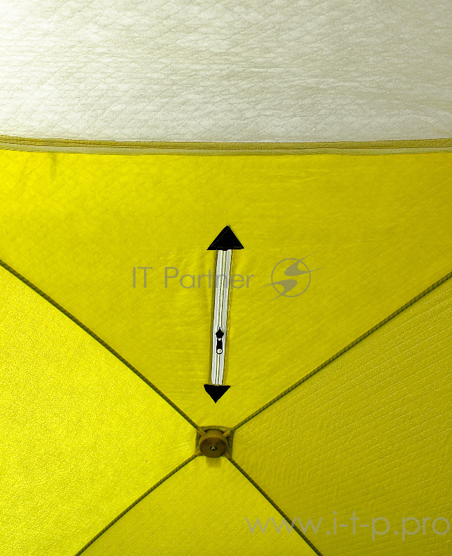 Палатка рыбака КУБ 3 трехслойная LONG дышащая (Стэк)