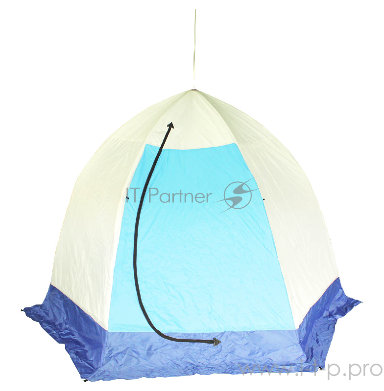 Палатка рыбака ELITE 4-м трехслойная (дышащая) (Стэк)