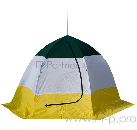 Палатка рыбака ELITE 4-м п/автомат брезент (Стэк)