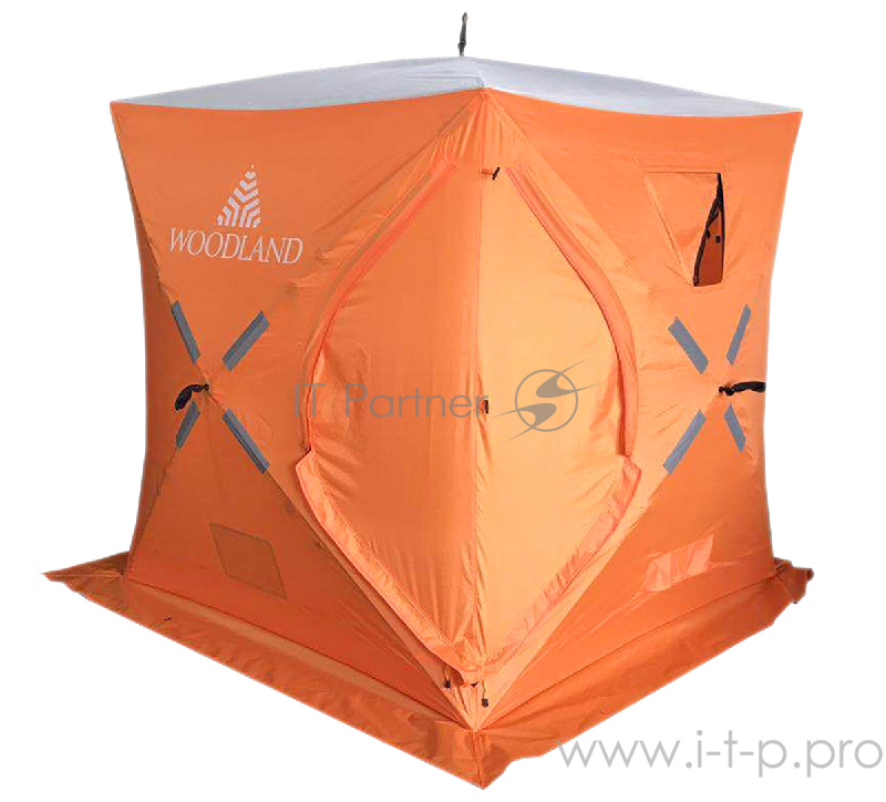 Палатка зимняя WOODLAND ICE FISH 2, 165х165х185 см (оранжевый)