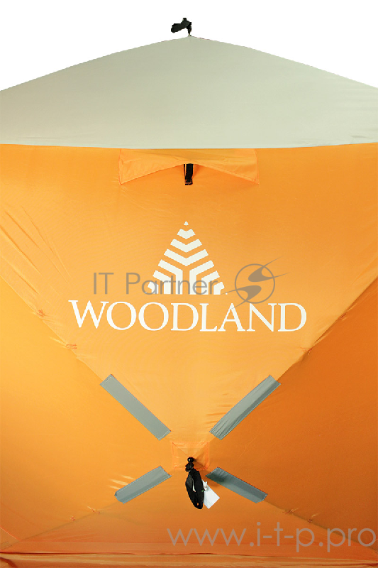 Палатка зимняя WOODLAND ICE FISH 2, 165х165х185 см (оранжевый)