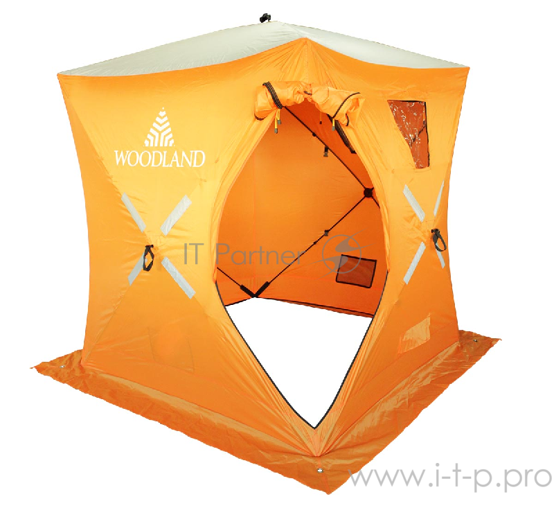 Палатка зимняя WOODLAND ICE FISH 2, 165х165х185 см (оранжевый)