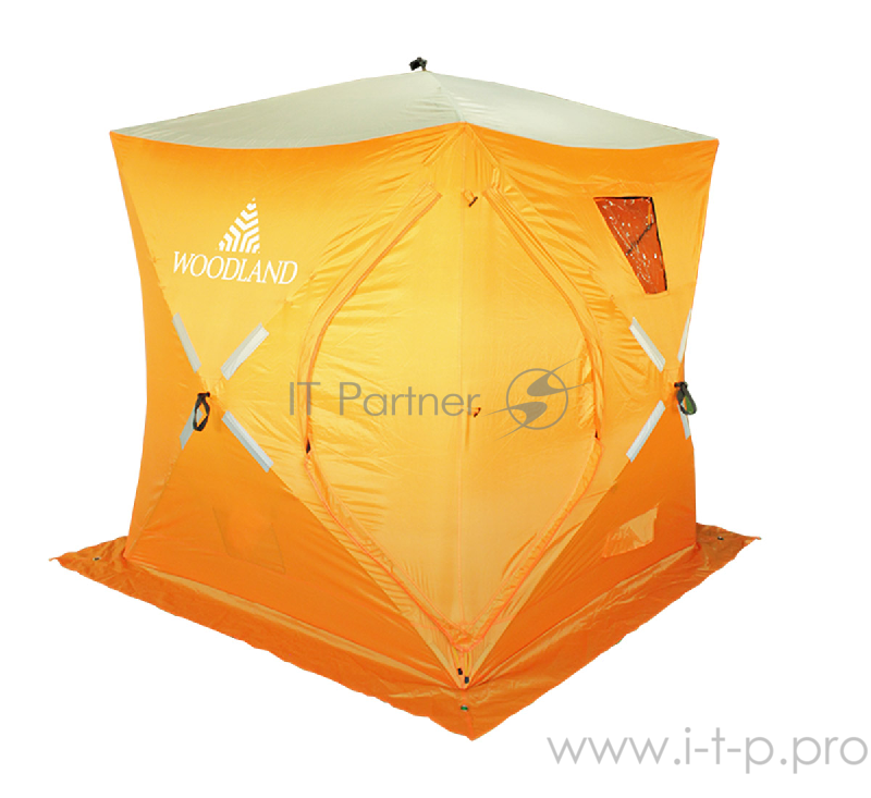 Палатка зимняя WOODLAND ICE FISH 2, 165х165х185 см (оранжевый)