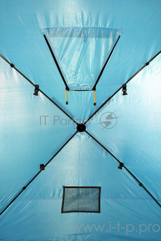 Палатка зимняя WOODLAND ICE FISH 2, 165х165х185 см (синий)NEW