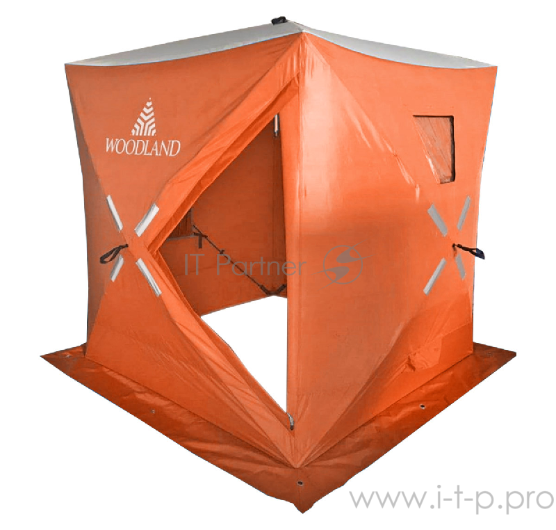 Палатка зимняя WOODLAND ICE FISH 4, 180х180х210 см (оранжевый)NEW