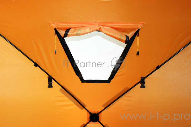 Палатка зимняя WOODLAND ICE FISH 4, 180х180х210 см (оранжевый)NEW