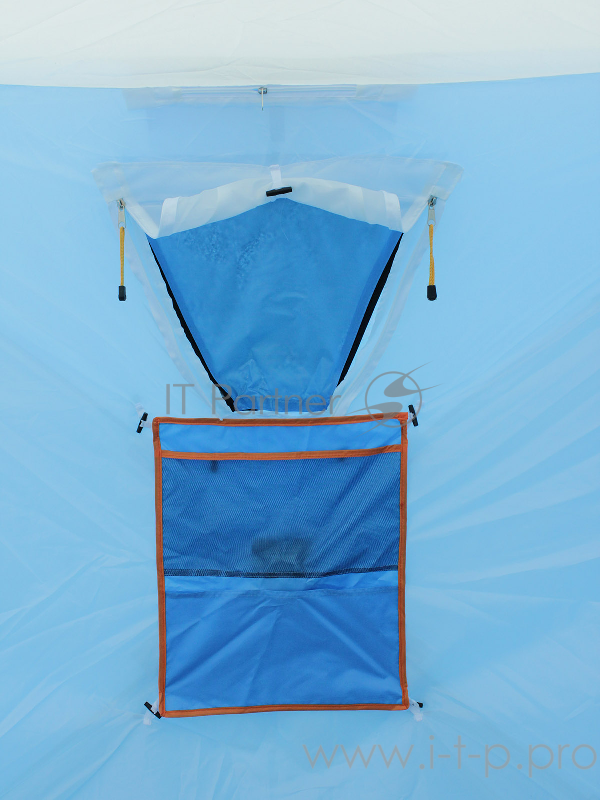 Палатка зимняя WOODLAND ICE FISH DOUBLE 205х205х190 см (синий)