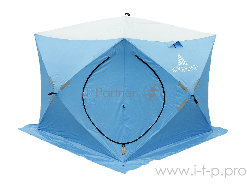 Палатка зимняя WOODLAND ICE FISH DOUBLE 205х205х190 см (синий)