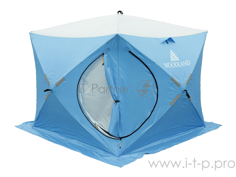 Палатка зимняя WOODLAND ICE FISH DOUBLE 205х205х190 см (синий)