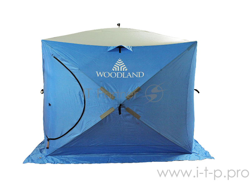 Палатка зимняя WOODLAND ICE FISH DOUBLE 205х205х190 см (синий)