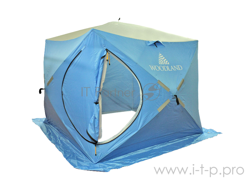 Палатка зимняя WOODLAND ICE FISH DOUBLE 205х205х190 см (синий)