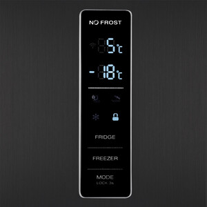 Холодильник Weissgauff WRK 2000 XBNF черный (двухкамерный)