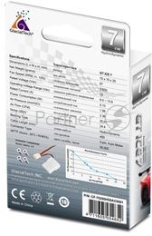 Вентилятор Glacialtech GT ICE 7 70x70x25mm 3-pin 4-pin (Molex)24dB Ret