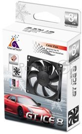 Вентилятор Glacialtech GT ICE 8 80x80x25mm 3-pin 4-pin (Molex)21dB Ret