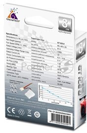 Вентилятор Glacialtech GT ICE 8 80x80x25mm 3-pin 4-pin (Molex)21dB Ret