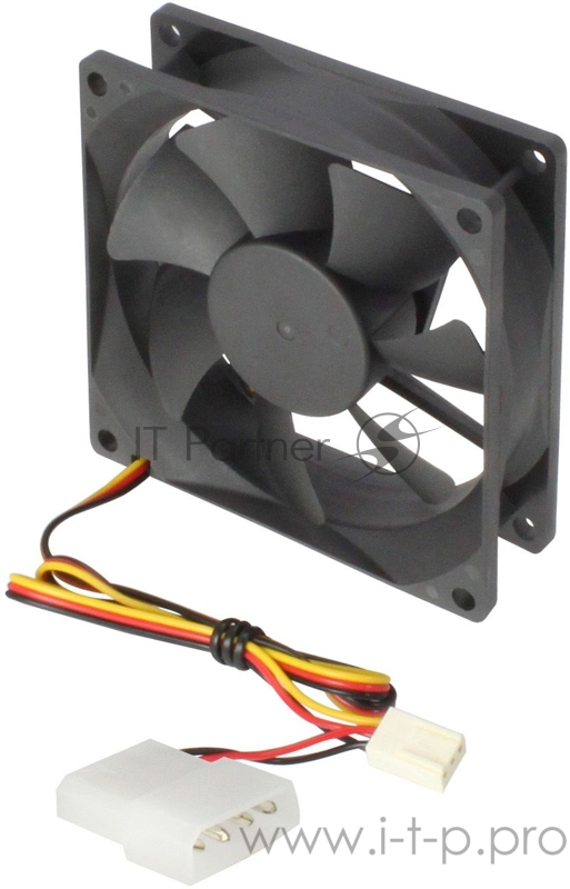Вентилятор Glacialtech GT ICE 8S 80x80x25mm 3-pin 4-pin (Molex)20dB Ret