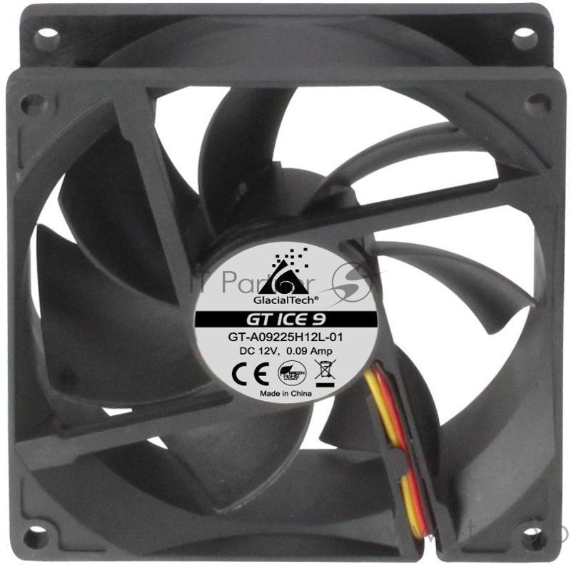 Вентилятор Glacialtech GT ICE 9 90x90x25mm 3-pin 4-pin (Molex)23dB Ret