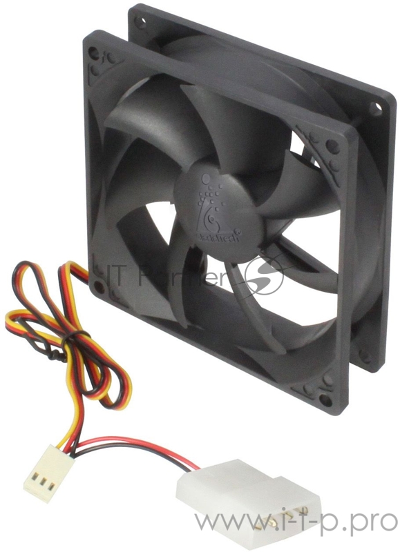 Вентилятор Glacialtech GT ICE 9B 90x90x25mm 3-pin 4-pin (Molex)22dB Ret