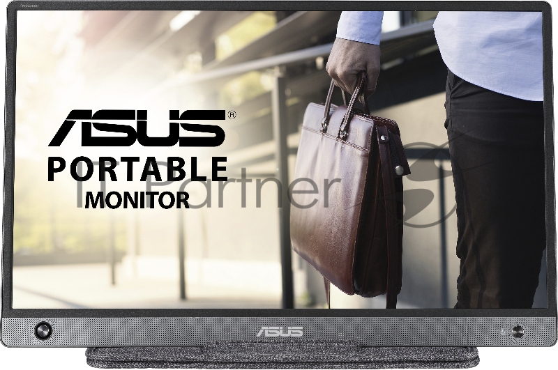 МОНИТОР 15.6 ASUS MB16AH Silver (IPS, LED, Wide, 1920x1080, 5ms, 178°/178°, 220 cd/m, 700:1, +MM, +USB, +Pivot)