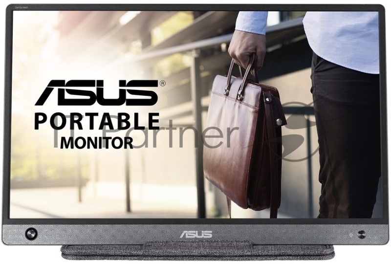 МОНИТОР 15.6 ASUS MB16AH Silver (IPS, LED, Wide, 1920x1080, 5ms, 178°/178°, 220 cd/m, 700:1, +MM, +USB, +Pivot)