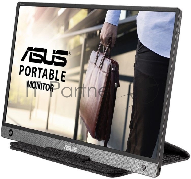 МОНИТОР 15.6 ASUS MB16AH Silver (IPS, LED, Wide, 1920x1080, 5ms, 178°/178°, 220 cd/m, 700:1, +MM, +USB, +Pivot)
