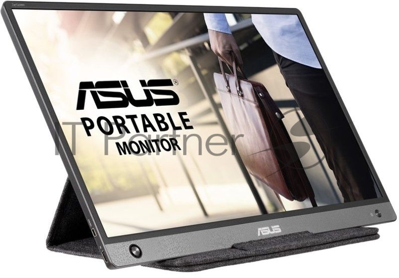 МОНИТОР 15.6 ASUS MB16AH Silver (IPS, LED, Wide, 1920x1080, 5ms, 178°/178°, 220 cd/m, 700:1, +MM, +USB, +Pivot)