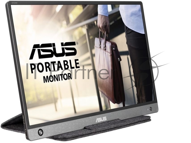 МОНИТОР 15.6 ASUS MB16AH Silver (IPS, LED, Wide, 1920x1080, 5ms, 178°/178°, 220 cd/m, 700:1, +MM, +USB, +Pivot)
