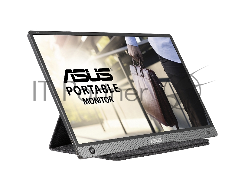 МОНИТОР 15.6 ASUS MB16AH Silver (IPS, LED, Wide, 1920x1080, 5ms, 178°/178°, 220 cd/m, 700:1, +MM, +USB, +Pivot)
