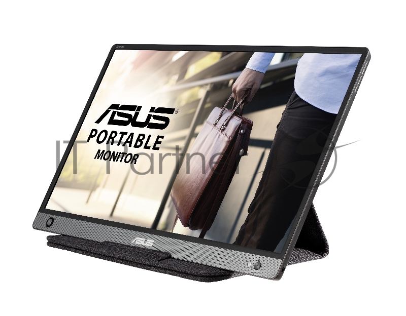 МОНИТОР 15.6 ASUS MB16AH Silver (IPS, LED, Wide, 1920x1080, 5ms, 178°/178°, 220 cd/m, 700:1, +MM, +USB, +Pivot)